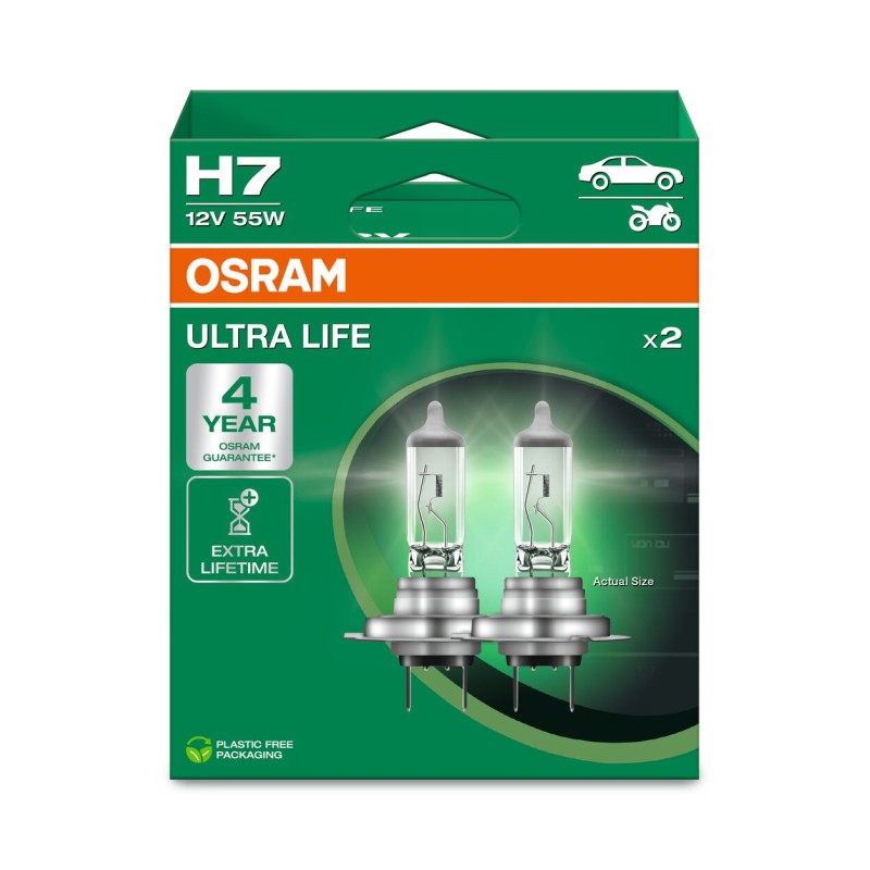 2 x H7 12 V  55 W